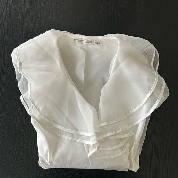 Preston & York ruffles blouse (size 6) - Picture 2 of 5
